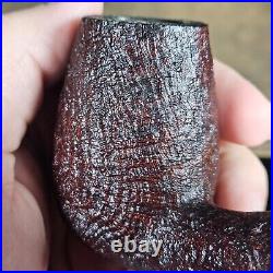 2021 Moonshine POY Sandblasted Stacked Egg by Bill Shalosky Tobacco Smoking Pipe