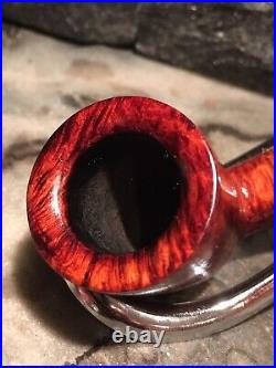 2nd Chance! INSANE TRIPLE GRAIN! TOBACCO ESTATE BRIAR PIPE FLAME BIRDSEYE