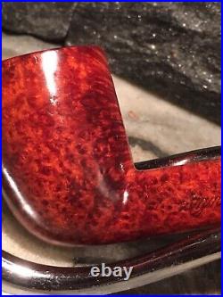 2nd Chance! INSANE TRIPLE GRAIN! TOBACCO ESTATE BRIAR PIPE FLAME BIRDSEYE