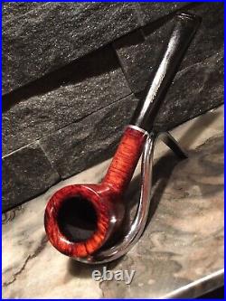 2nd Chance! INSANE TRIPLE GRAIN! TOBACCO ESTATE BRIAR PIPE FLAME BIRDSEYE