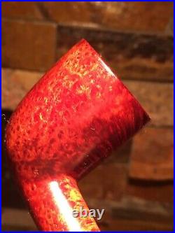 2nd Chance! INSANE TRIPLE GRAIN! TOBACCO ESTATE BRIAR PIPE FLAME BIRDSEYE