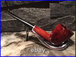 2nd Chance! INSANE TRIPLE GRAIN! TOBACCO ESTATE BRIAR PIPE FLAME BIRDSEYE