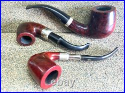 3 Pipes Bundle PETERSON'S/BREBBIA/J. AYLESBURY Smoking Estate Pipes / Pfeifen