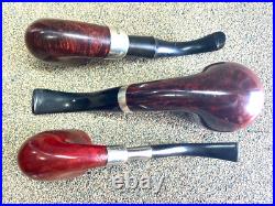 3 Pipes Bundle PETERSON'S/BREBBIA/J. AYLESBURY Smoking Estate Pipes / Pfeifen