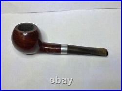 4 Vintage Tobacco Smoking Pipes And 6-pipe Wood Stand Holder Vtg Medicos, Tuffy