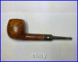 4 Vintage Tobacco Smoking Pipes And 6-pipe Wood Stand Holder Vtg Medicos, Tuffy