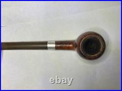 4 Vintage Tobacco Smoking Pipes And 6-pipe Wood Stand Holder Vtg Medicos, Tuffy