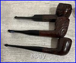 7 Vintage Grand Duke Dr. Grabow Unsmoked Smoking Pipe Imported Briar Lot A 5B