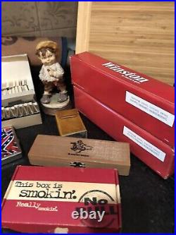An Assorted Set of Used Vintage smoke Related Items