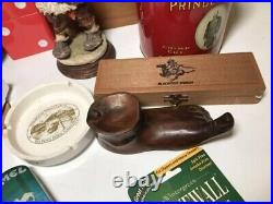 An Assorted Set of Used Vintage smoke Related Items