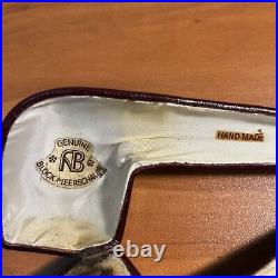 Andreas Bauer Block Meerschaum, Billiard, Original Case, Vintage Estate Pipe