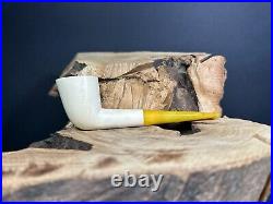 Andreas Bauer Finest Meerschaum Dublin Shaped Smoking Pipe