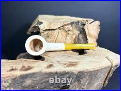 Andreas Bauer Finest Meerschaum Dublin Shaped Smoking Pipe