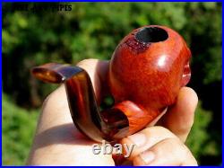 Angry Skull Briar Wood Tobacco Smoking Pipe Bust M-017d by Oguz Simsek