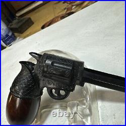 Antique Colt Revolver Style Smoking Gun Pipe -Unique & Interesting Pipe