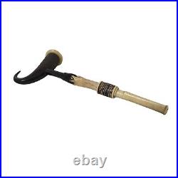 Antique Vintage Horn shape looking smoking pipe