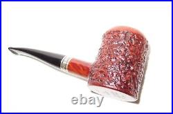 Ascorti Special Edition 1995 Christmas Estate Smoking Pipe, Silver Band & Sleeve