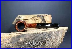 B Barling & Sons 2265 Smooth Finish Bent Brandy Shaped Smoking Pipe