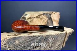 B Barling & Sons 2265 Smooth Finish Bent Brandy Shaped Smoking Pipe