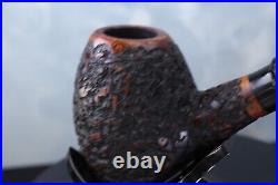 BOSg BRIAR PIPE SMOKING PIPE 4.03 ESTATE TOBACCO PIPE Egg Shape Rusticated