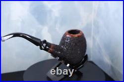 BOSg BRIAR PIPE SMOKING PIPE 4.03 ESTATE TOBACCO PIPE Egg Shape Rusticated