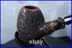 BOSg BRIAR PIPE SMOKING PIPE 4.03 ESTATE TOBACCO PIPE Egg Shape Rusticated