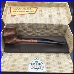 Bamboo Briar, Sculptured Billiard, Spain, Vintage Estate Pipe