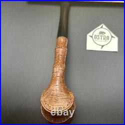 Bamboo Briar, Sculptured Billiard, Spain, Vintage Estate Pipe