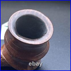 Bamboo Briar, Sculptured Billiard, Spain, Vintage Estate Pipe