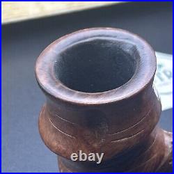 Bamboo Briar, Sculptured Billiard, Spain, Vintage Estate Pipe