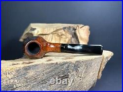 Bari Wiking Handmade In Denmark Half Rusticated Finish Smoking Pipe