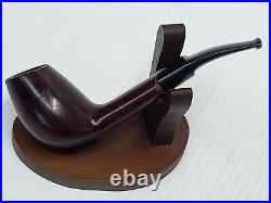 Baring Inter Bent Billiard Tobacco Smoking Pipe No. 906 Wood Handmade Denmark