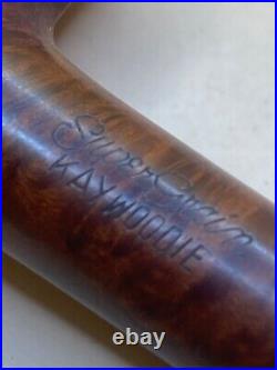 Beautiful Kaywoodie Super Grain 290 Panel Chinrester Tobacco Pipe Nice Gift