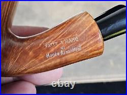 Beautiful! Mauro Armellini Smooth Freehand Dublin Tobacco Smoking Pipe