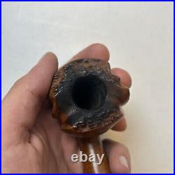 Ben Wade Deluxe Pipe Vintage Original Pipe Wood Hand Carved Denmark