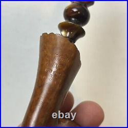 Ben Wade Deluxe Pipe Vintage Original Pipe Wood Hand Carved Denmark