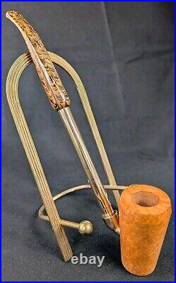 Brass And Briar Tall Dublin Tobacco Smoking Pipe