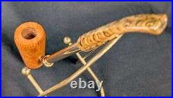 Brass And Briar Tall Dublin Tobacco Smoking Pipe