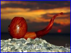 Briar Wood Tobacco Smoking Pipe of Baby Dinosaur Egg by Oguz Simsek