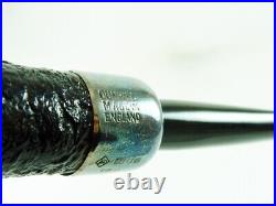 Briar pipe Dunhill Shell Briar 5103 pfeife Tobacco pipe silver smoked estate