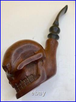 Butz Choquin St Claude France Skull BriarTobacco Smoking Pipe Nice Gift