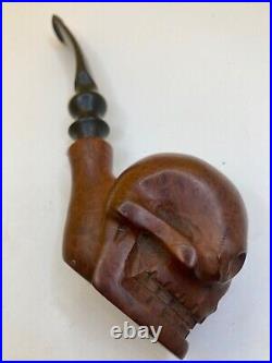 Butz Choquin St Claude France Skull BriarTobacco Smoking Pipe Nice Gift