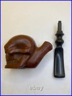 Butz Choquin St Claude France Skull BriarTobacco Smoking Pipe Nice Gift