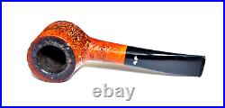 CAMINETTO FREEHAND SANDBLAST SLIGHTLY BENT BRANDY ESTATE PIPE With ORIGINAL SLEEVE