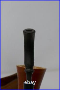 Calabash Gourd Meerschaum Smoking Pipe & Decatur Walnut Stand Sherlock Holmes