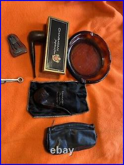 Charatan's And Comoy's Tobacco Smoking Pipe And Ashtray Lot