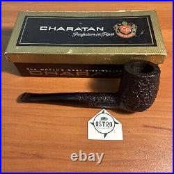 Charatan's Make, #4420, Sandblasted Billiard W Box, Vintage Estate Pipe