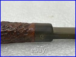 Charatan's Make Free Hand Relief Sandblasted Dublin Smoking Tobacco Pipe