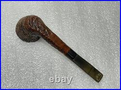 Charatan's Make Free Hand Relief Sandblasted Dublin Smoking Tobacco Pipe