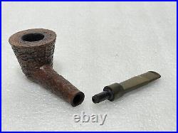 Charatan's Make Free Hand Relief Sandblasted Dublin Smoking Tobacco Pipe